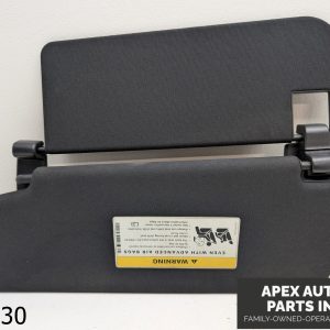 OEM 2010-2013 Mercedes E350 3.5L Front Right Side Sun Visor Sunvisor Black
