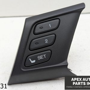 OEM 2009-2014 Acura TSX 2.4L  DRIVER MEMORY SEAT CONTROL SWITCH