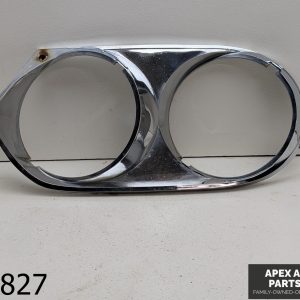 OEM 1985 Jaguar XJS 4.2L Front Right Side Headlight Chrome Surround