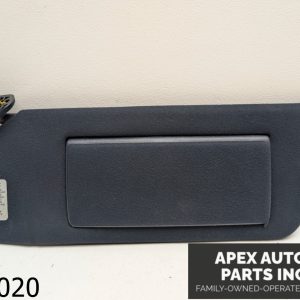 OEM 1991 Chrysler Imperial 3.8L LH Drivers Side Dark Blue Cloth Sun Visor