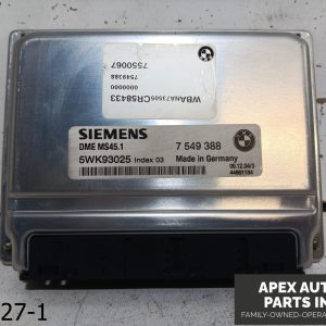 OEM 2004-2007 BMW 530i 3.0L ECM ECU Engine Control Module 7 549 388  7549388