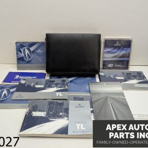 ACURA LEATHER CASE FOR OWNERS MANUAL OPERATORS USER GUIDE OEM