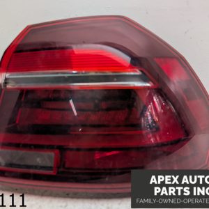 OEM 2017 Volkswagen Passat 1.8L Passenger Side Rear Tail Light