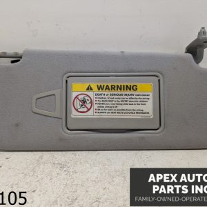 OEM 2004 Mercedes E320 3.2L Passenger Sun Visor Dark Gray