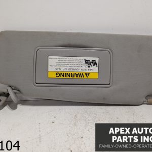 OEM 2007 Acura MDX 3.7L Right Passenger Sun Visor Illuminated