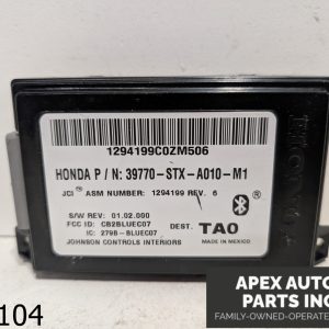 OEM 2007 Acura MDX 3.7L Handsfree Bluetooth control module unit
