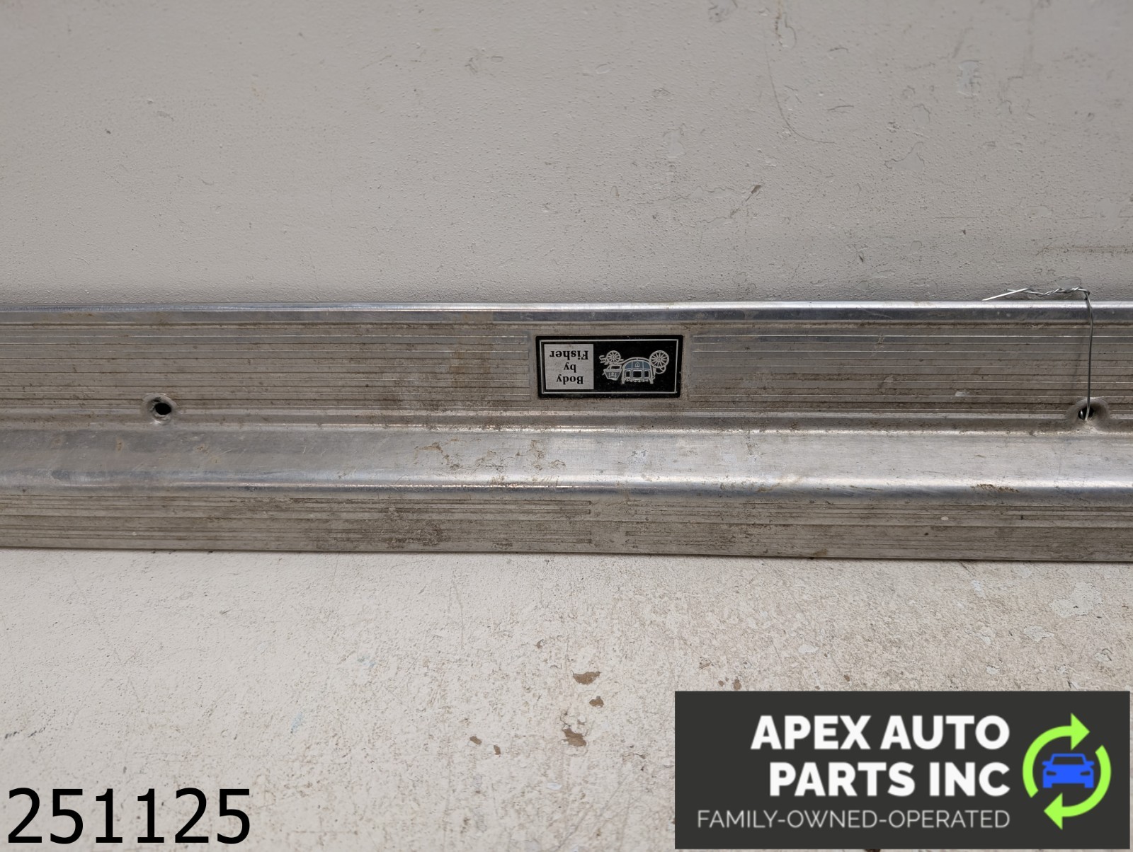 OEM 1979 Chevrolet El Camino 3.9L Chrome Lower Door Sill Trim Plates Molding - Image 3