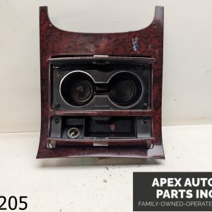 OEM 2008 Cadillac Escalade 6.2L Center Console Cup Holder Bezel Cocoa Brown