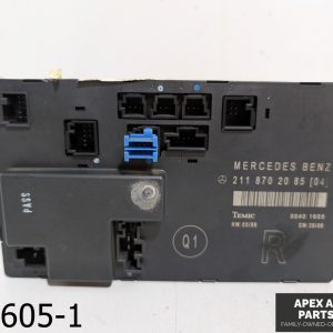 2003-2009 Mercedes W211 E320 E500 E55 Amg Front Right Door Controller Module
