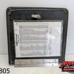 OEM 2009 Ford E-450 6.0L Wiring Legend Diagram Panel