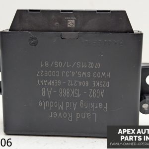 OEM 2011-2012 Land Rover LR2 3.2L Parking Aid Module Unit w/o Front Assist