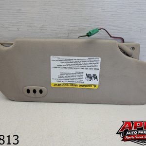 OEM 2010 Lincoln MKX 3.5L Passenger Sun Visor Beige Illuminated