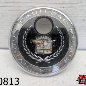 OEM 2001 Cadillac Eldorado 4.6L Black Trunk Lock Bezel Emblem 3"