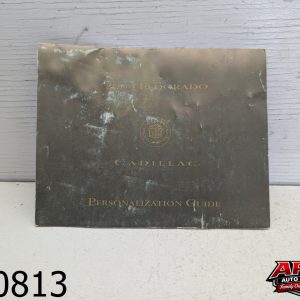 OEM 2001 Cadillac Eldorado 4.6L Cadillac Owners Manual