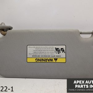 OEM 2010-2013 Hyundai Tucson 2.4L Right Sun Visor Gray