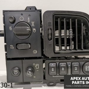 OEM 2000-2006 Chevrolet Tahoe 5.3L Headlight Fog light Lamp Switch 4x4 Vent Trim