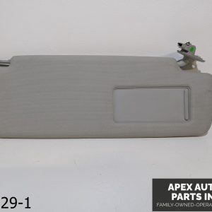 OEM 2009-2011 Volkswagen Tiguan 2.0L left driver Sun visor gray