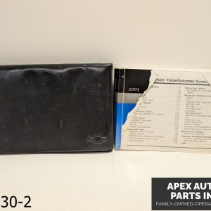 OEM 2000-2006 Chevrolet Tahoe 5.3L Owners Manual