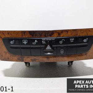 OEM 2003-2006 Mercedes E500 5.0L Center Console Control Switch Panel