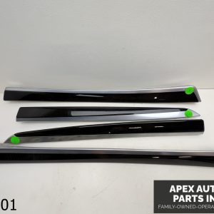 OEM 2011-2013 BMW 535i 3.0L Door Panel Wood Molding Cover Trim Set
