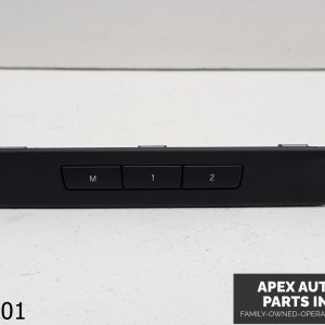 OEM 2011-2013 BMW 535i 3.0L SEAT ADJUST MEMORY SWITCH PANEL