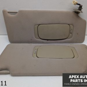 OEM 2008-2010 Toyota Avalon 3.5L Driver And Passenger Sun Visor Set Cloth
