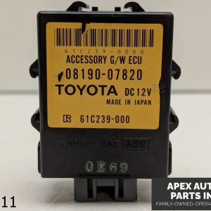 OEM 2008-2010 Toyota Avalon Sedan Accessory G/W ECU Control Computer Module Unit