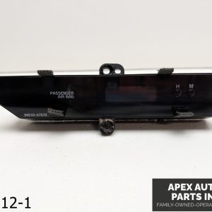 OEM 2017-2018 Kia Forte 2.0L Dash Mount Digital Clock W Bezel