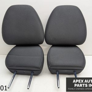 OEM 2017-2020 Nissan Rogue 2.5L Seat Leather Head Rest Set of 4 Black