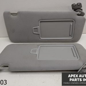 OEM 2016-2018 Kia Optima 2.4L Gray Left and Right Sun Visor Shade Set Pair