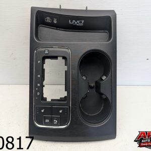 OEM 2016 Kia Sedona 3.3L Center Console Shifter Trim Panel SX Cup Holder
