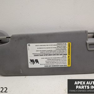 OEM 2018-2021 Chevrolet Equinox Passenger Sun Visor Interior Roof Block Grey
