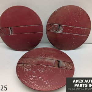 OEM 1988 Volkswagen Cabriolet 1.8L Wheel Center Caps Hubcaps Covers SET Of 3