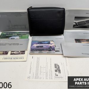 OEM 1998-2000 Mercedes C230 2.3L Owner's Manual Book Case Black