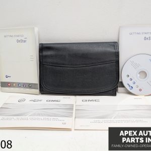 OEM 2011 GMC Acadia 3.6L LEATHER CASE OWNERS MANUAL USER GUIDE