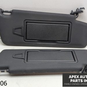 OEM 2010 Mercedes C300 3.0L Sun Visor Pair  Visor Shades Sun Shade Black Set