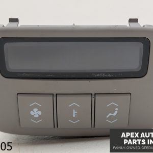 OEM 2006-2011 Cadillac DTS 4.6L Console rear Climate Control Panel