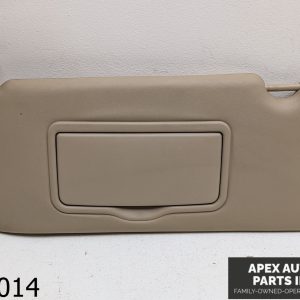 OEM 2004-2009 Cadillac SRX 3.6L Driver Left LH Side Sun Visor Gray Illuminated