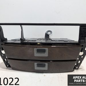 OEM 2005 BMW 745i 4.4L Dash Dual Storage Compartment Wood