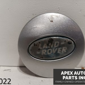 OEM 2005 Range Rover 4.4L Center Hub Cap Silver and Green