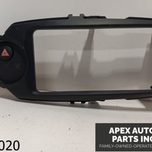 OEM 2016 Toyota Yaris Hatchback 1.5L Radio multimedia trim with hazard button
