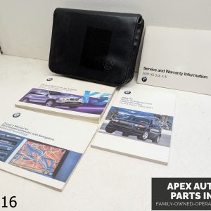 OEM 2000-2003 BMW X5 4.4L Owners Manual Books