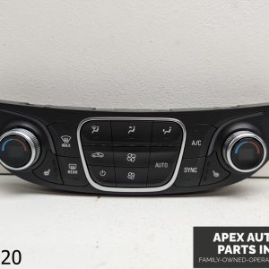 OEM 2019-2025 Chevrolet Malibu 1.5L AC Heater Temperature Climate Control