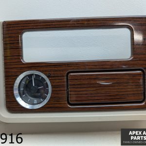 OEM 2002-2006 Cadillac Escalade Center Console Upper Molding Trim Clock Bezel