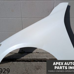 OEM 2011 Hyundai Genesis 3.8L Left Fender White
