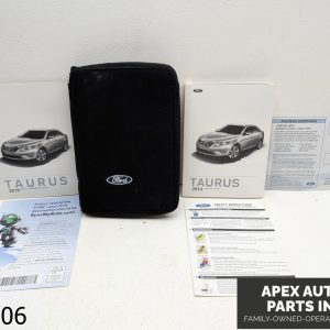 OEM 2010-2012 Ford Taurus 3.5L OWNERS MANUAL CASE GUIDE USER GUIDE