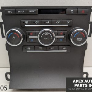 OEM 2009-2012 Lincoln MKS 3.7L A/C TEMPERATURE CLIMATE HEATER PANEL CONTROL