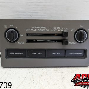 OEM 1991 Chevrolet Caprice 5.0L AC Heater Climate Control W/ Warning Lights