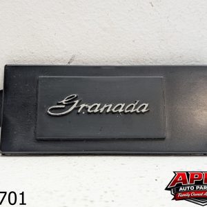 OEM 1975 Ford Granada Dash Panel Name Plate Trim