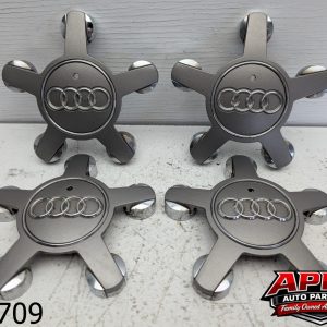 OEM 2009 Audi A4 2.0L 4x Wheel Center Cap SET Silver
